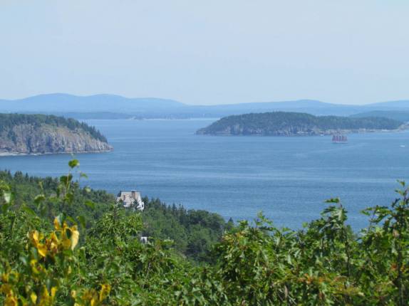 Paisagem marítima no Acadia National Park, no Maine - Estados Unidos